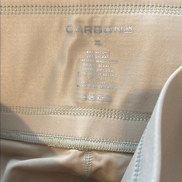 Carbon 38 high rise tan leggings NWT - Picture 7 of 8